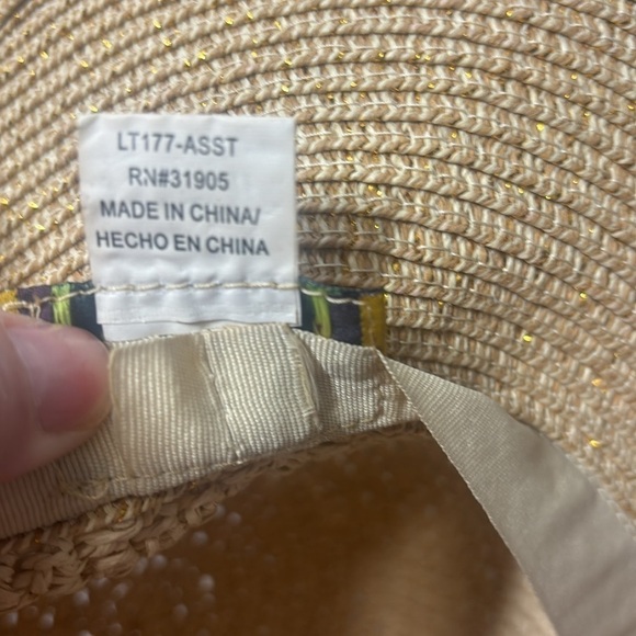 Scala big brim floppy natural sun hat